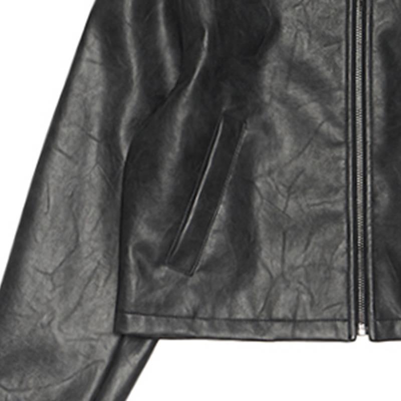 New York Yankees Short Zip Solid Texture Jacket Women jackets Black 3FJKB0254-50BKS