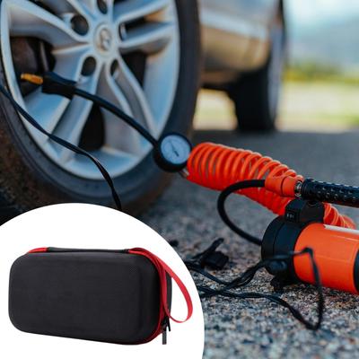 Сумка для переноски воздушного насоса Жесткая компрессионно-стойкая сумка для хранения Портативный автомобильный бокс для