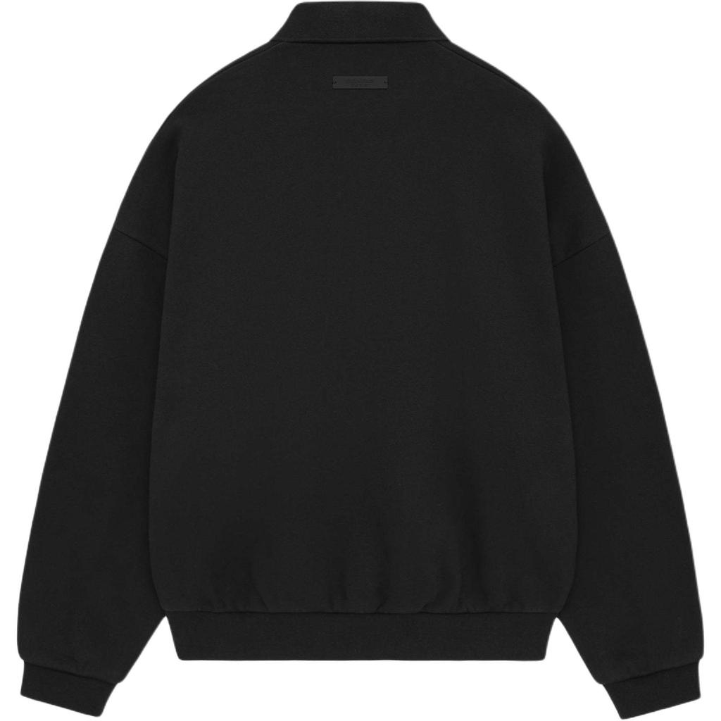 Fear of God Мужские флисовые поло черного цвета Essentials 192BT244390F