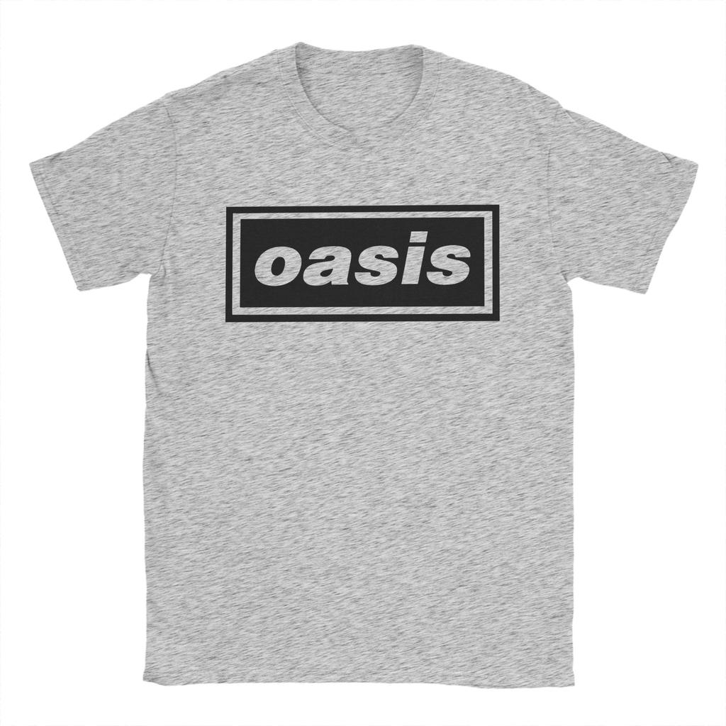 Мужская Женская Британская Рок-группа O-Oasis Футболка Хлопковая Одежда Повседневная Короткий Рукав Круглый Вырез Футболки Летняя Футболка