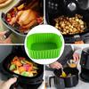 Silicone Air Fryer Basket Tray Reusable Silicone Liners for Air Fryer BPA-Free