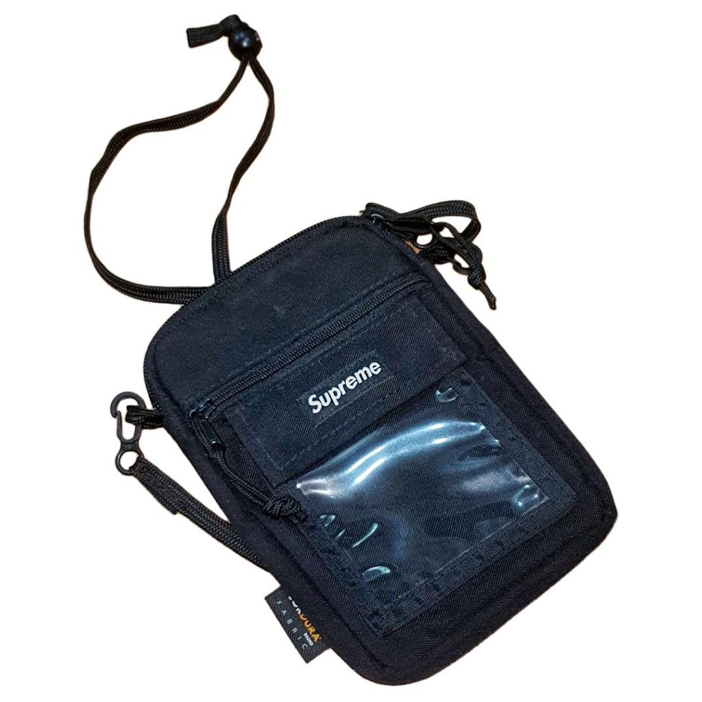 Supreme Нейлоновые сумки через плечо Обычные Унисекс Черный SUP-SS19-917