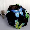 1pc Butterfly Print Automatic Open/Close Umbrella with Windproof, 8-Rib Sturdy Canopy, Durable Ribs, Ideal for Gifts yy251117058
