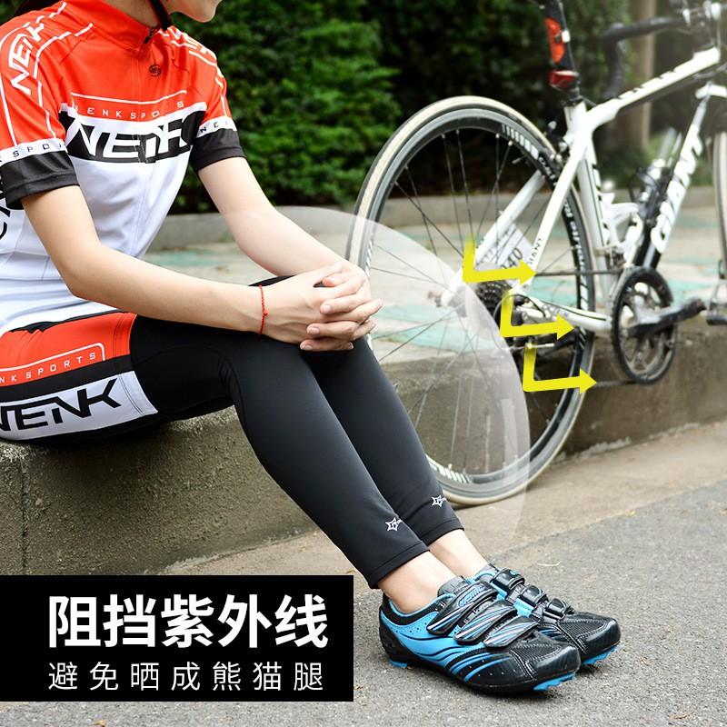 ROCKBROS Cycling Leg Warmers Summer Autumn Ice Silk Quick Dry UV Protection Knee Cover Men Unisex