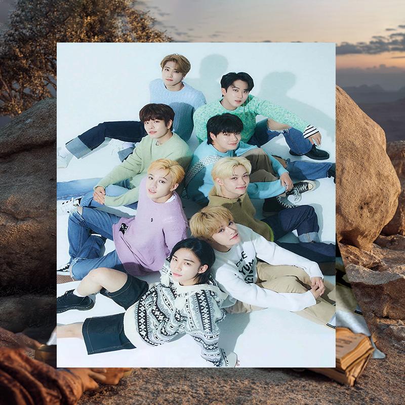 1PC Kpop Stray Flannel Blanket Gift, Suitable for Both Men And Women, Soft Ideal for Beds And Sofa, Birthday Or Christmas Gift