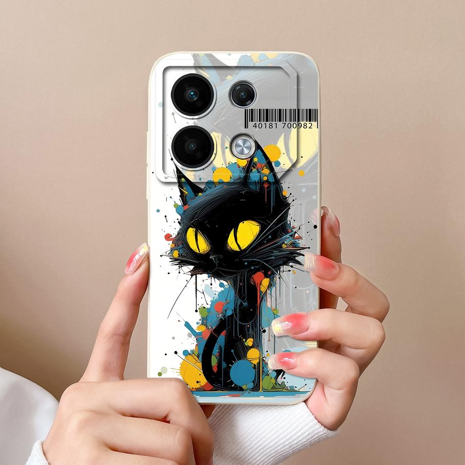 Чехол для Infinix GT 10 20 Pro Модный дизайн Мягкая задняя крышка из жидкого силикона Для Infinix GT10 GT20 Pro Защита камеры Бампер