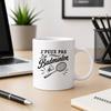 Mug en céramique - PLANETEE - J’peux pas j’ai Badminton - 330 ml - Passe au lave-vaisselle - Imprimé en Bretagne