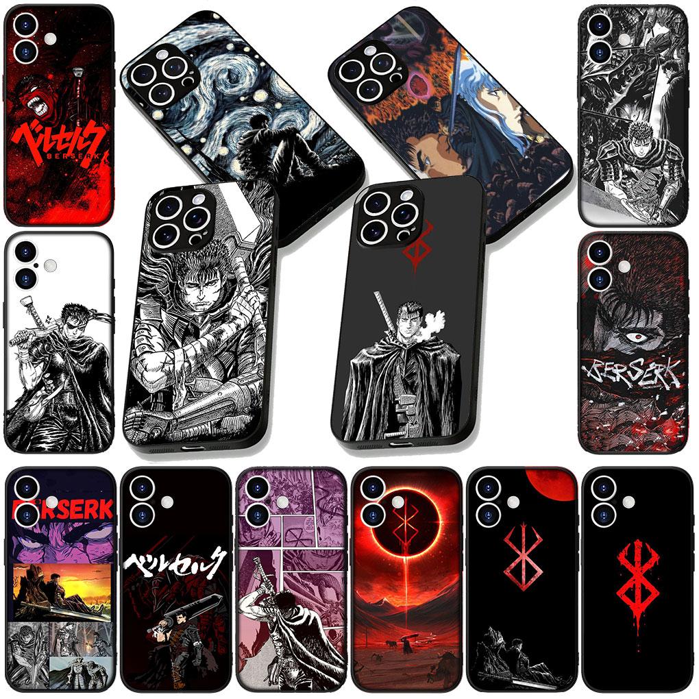 Soft Cover for Xiaomi Redmi Note 13 14 ProPlus A3 Pro Plus 13C Pro+ Note13 Note14 Coque Phone Case Berserks Guts Cartoon