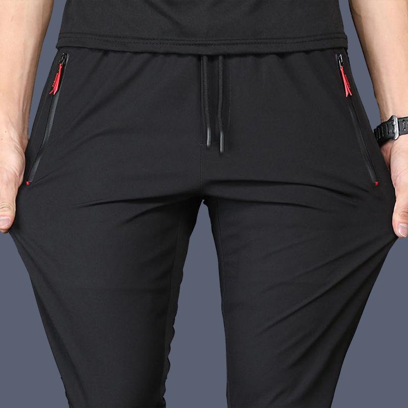Мужские спортивные брюки большого размера в корейском стиле прямого кроя на весну и осень