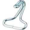 TRUSCO Rubber Rope Fittings, Double Hooks, 30mm, Pack of 10, TGR30KW