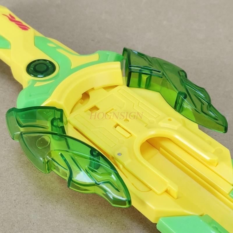 Hurricane Soul Sword Spinning Top Children'S Toy Sword Shaped Tornado Shield Double Dragon Arrow Spinning Knife