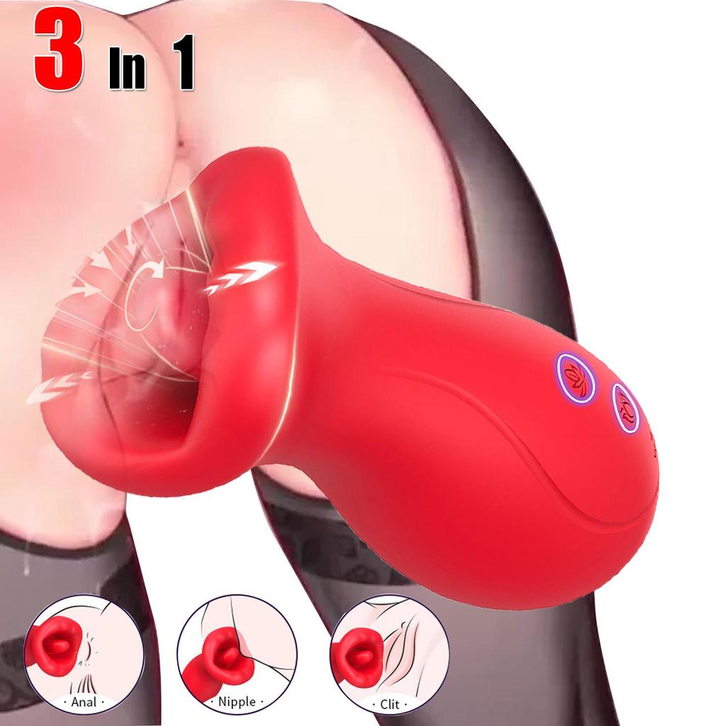 3 в 1 вибратор для сосания рта Вибратор для точки G Стимулятор клитора Вибратор для пар Вагинальная стимуляция Игрушки для роз Секс-игрушки