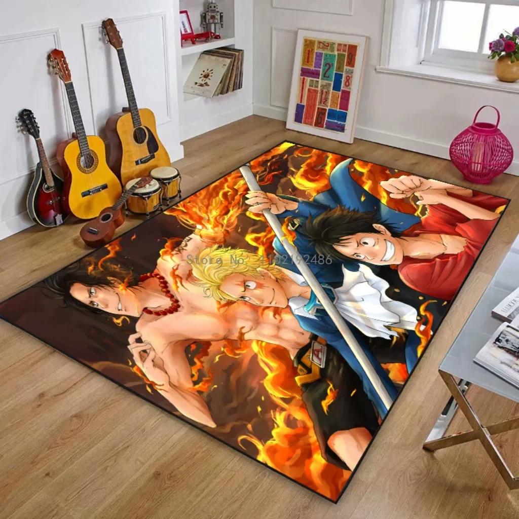 2026 One Piece Luffy Chopper 3D Carpet Living Room Home Anti Slip Chair Mat Rug Kitchen Mat Sofa Table Rug Girls Boys Room Rug