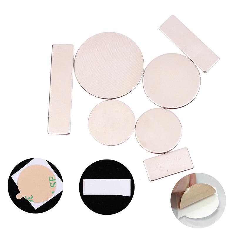 5 шт. N35 N50 неодимовый магнит с клеем 3 м, маленький блок, мини-магнит на холодильник, супер сильная постоянная магнитная клейкая лента, бар