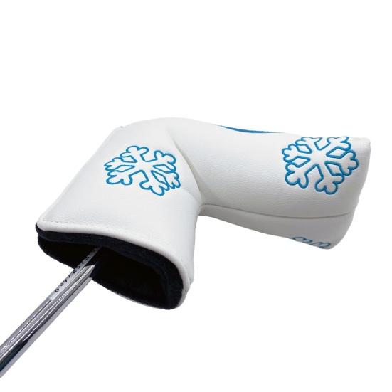 Golf Putter Cover Magnetic Mallet Putter Cover Golf Club Putter Sleeve Cute Polar Bear Design Blade Putter Headcover for Golfer