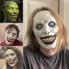 Хэллоуин Экзорцист Улыбка Маска Белоглазая Маска Демона Ужас Косплей Костюм Хэллоуин Опора