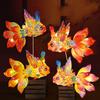 With Led Light Handheld Fish Lantern Handmade Chinese  Glowing Handheld  Lantern  Hanfu Accessories