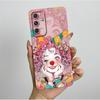 Чехол для телефона Samsung Galaxy M35 5G Бампер Силиконовый Ударопрочный Красивый Чехол с Бабочками и Цветами для Galaxy M 35 M55 Funda