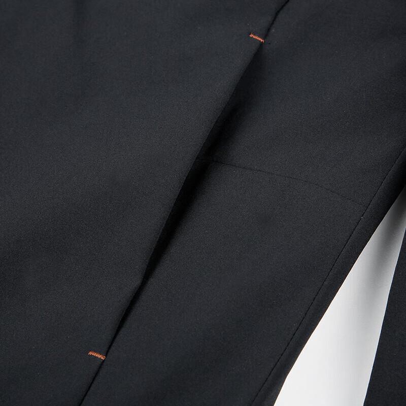 TRIES Men's Striped Color-Block Baseball Collar Jacket