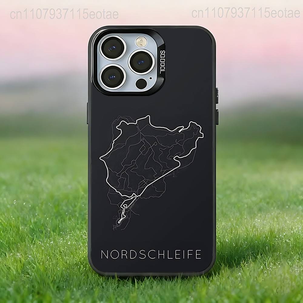 N-Nurburgring Sport Car  Phone Case For iPhone 17,16,15,14,13,12,11,Pro,Max,Plus,E,Air,Mini Black IMD Cover