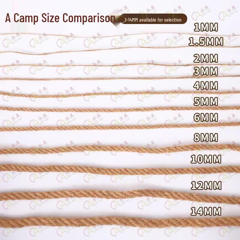 Natural Hemp Jute Rope for Crafts and Decoration