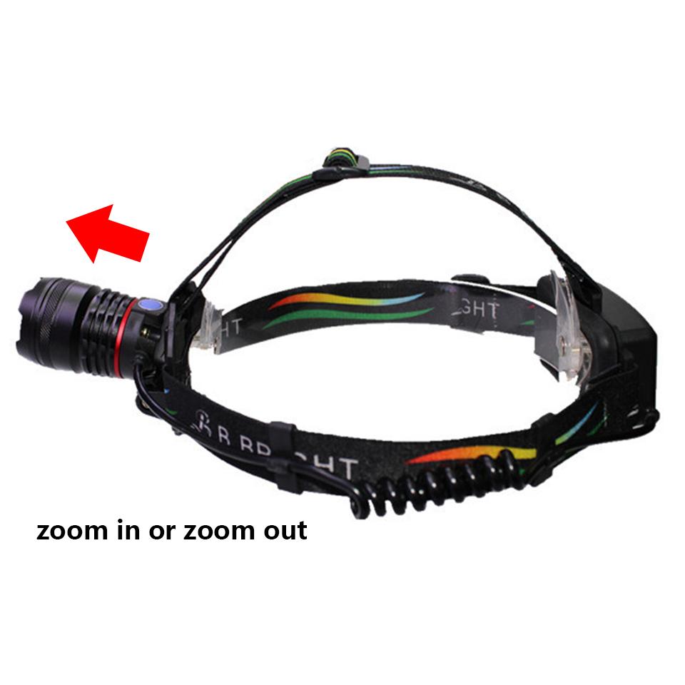 Xhp70 Мощный налобный фонарь Фара-фонарик Фара 32 Вт 4291 лм Светодиодные лампы 2*18650 Батарея Увеличение/Уменьшение Литий-ионный Litwod
