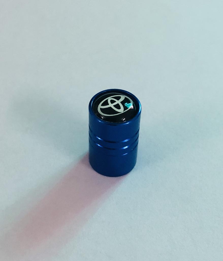 4Pcs/Set Metal Car Wheel Tire Air Valve Core Caps Auto Accessories For Toyota Corolla Chr rav4 prius Yaris Hilux auris avensis CWD1