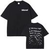 Streetwear Rapper Frank Channel Orange Graphic Print Tshirt Ocean Oversized T-shirts Blond Hip Hop Vintage Men's Blond Tees Top