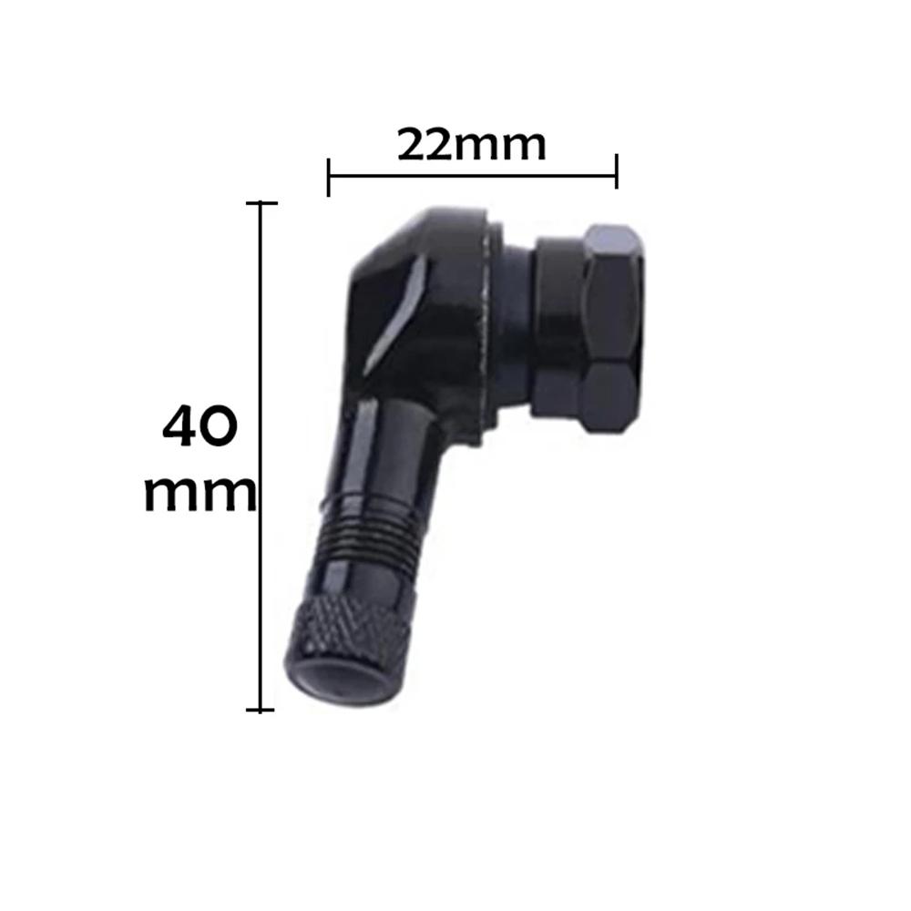 Aluminum Zinc Zinc Alloy Tubeless Valve Valves Stem Cap Motorcycle Valve Stem CNC Motorcycle Rim 90 Degree