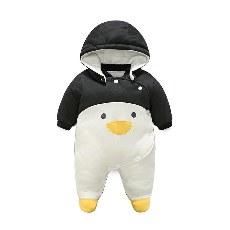 Утепленный детский ромпер Осень/Зима: Однотонная футболка с коротким рукавом для мальчиков и девочек