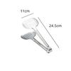 Stainless Steel Silver Hollow Food Tongs Non-Stick Serving Tong Barbecue Bread Clip Kitchen Drain Oil Clamp Cooking Accessories