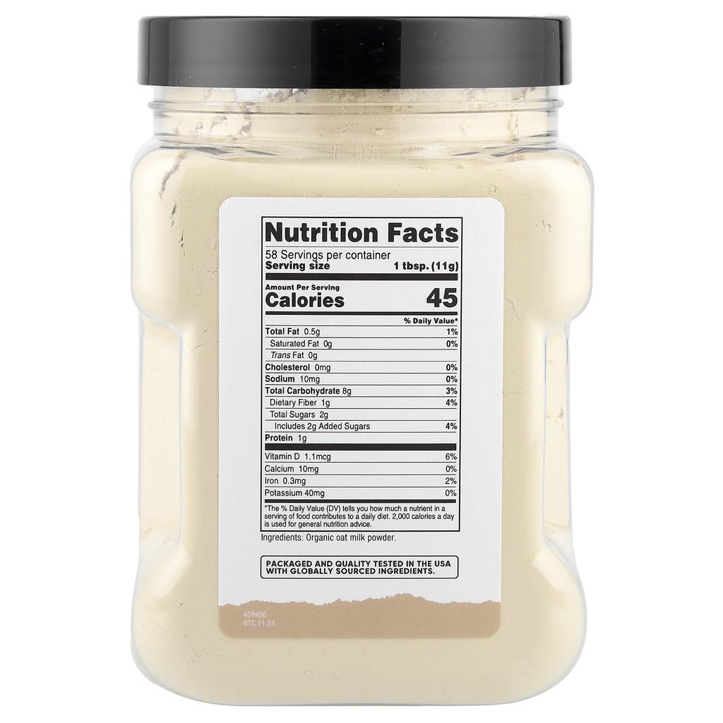 Nutricost Pantry, Organic Oat Milk Powder, 635g (22.7oz)