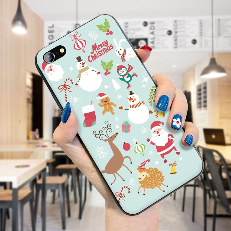 Милый чехол для телефона с рождественским рисунком и рисунком для Infinix Hot Tecno Camon 19 Pro Huawei P50 Pro OnePlus, мягкий силиконовый чехол из ТПУ для мобильного телефона