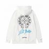 829 CHROME HEARTS 2026 Осень-Зима Новая Классическая Толстовка с Капюшоном и Молнией, Большого Размера, Подходит для Ношения Парами