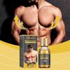 Ximonth Men's Chest Shaping Massage Oil - Firming Oil For Men's Chest, Lifting And Moisturizing For The Whole Body