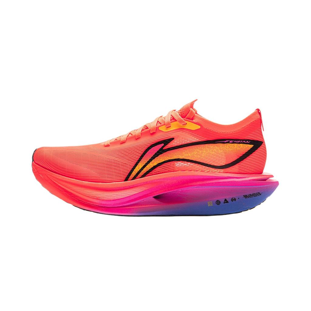 Беговые кроссовки Li Ning Feidian 5 ELITE Унисекс Низкие Красный/Черный ARMV003-25