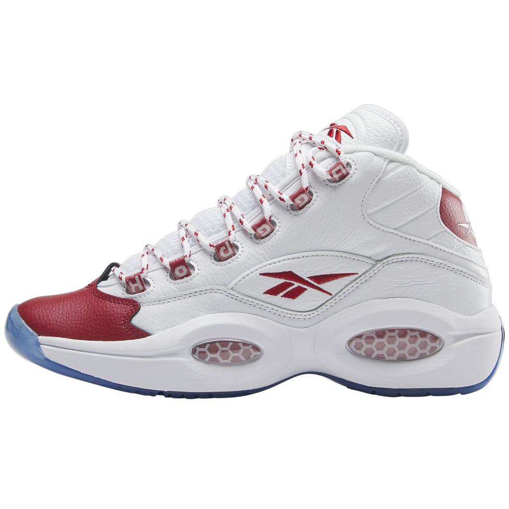 Reebok Question Mid Red Toe 2024 Unisex Sneakers White Footwear-White Vector-Red 100074721