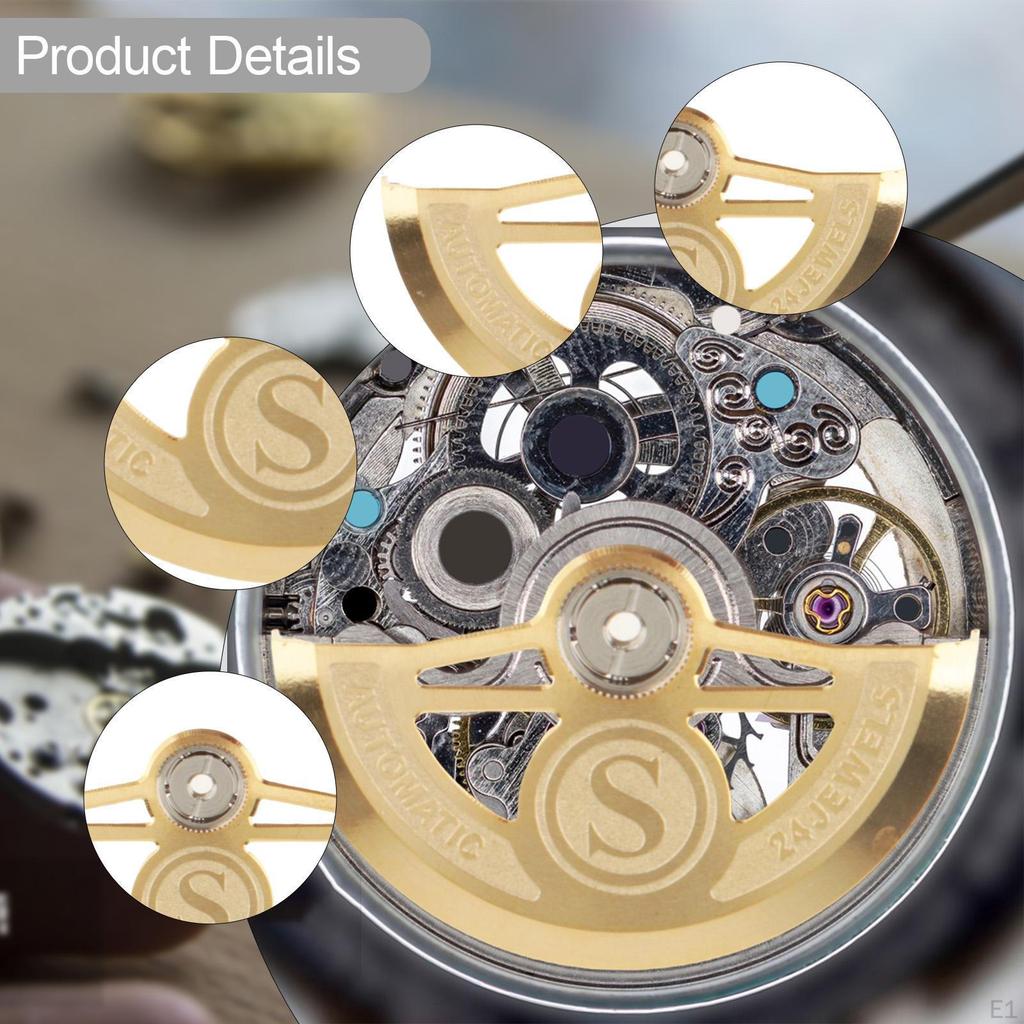 Роторный груз часового механизма Металлический аксессуар для часовщиков Портативный Прочный Запчасти для ремонта для начинающих