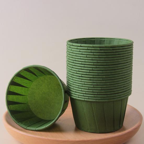 50 шт., устойчивые к высоким температурам чашки для торта, жиронепроницаемая бумага, водонепроницаемые, легко извлекаемые из формы, одноразовые пищевые чашки для выпечки