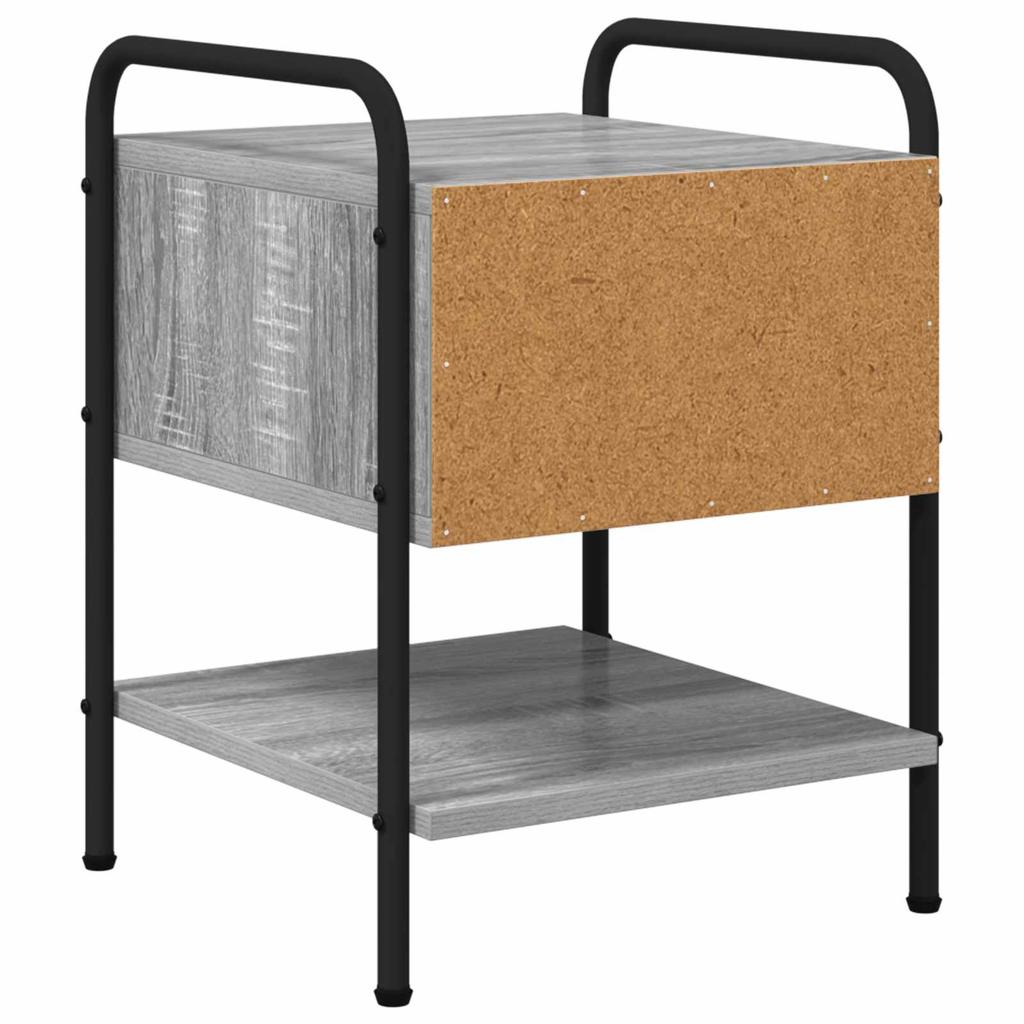 Nightstand 2 pcs Grey Sonoma 35 x 36.5 x 47 cm Engineered Wood