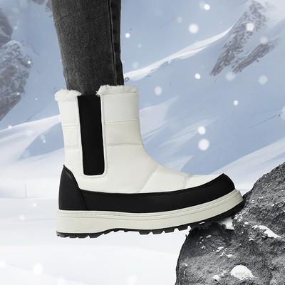 Зимние ботинки женские модные ботинки Botas Mujer кроссовки на платформе теплые хлопковые туфли удобные повседневные ботильоны для отдыха на природе новые