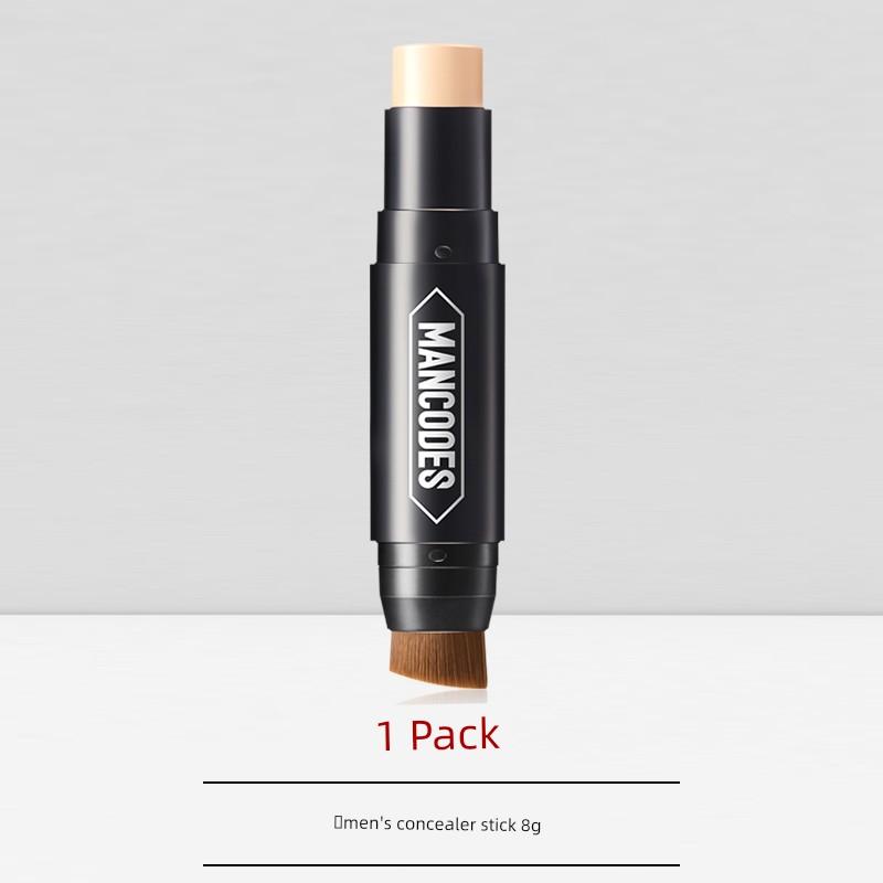 Left Color Right Color Men's Concealer Stick Blackhead Dark Circles Concealer Brush Concealer Cream Covers Facial Spots and Acne Genuine Product