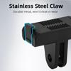 FLYMILE For DJI Osmo Nano/Action 6 Camera Magnetic Quick Release Adapter Two Claw Mount Base