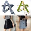 Versatile Canvas Scarf Belt Sweet Luxury Design Waist Strap Fashion Double Loop BuckleWaistband