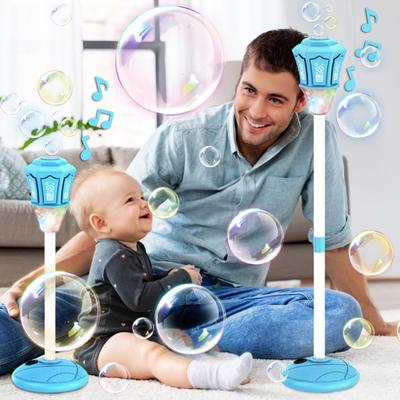 Автоматическая машина для мыльных пузырей Уличный фонарь Надувной аппарат для мыльных пузырей Уличный с подсветкой и музыкой Регулируемая высота Пузырькогенератор с дистанционным управлением для вечеринок Свадеб
