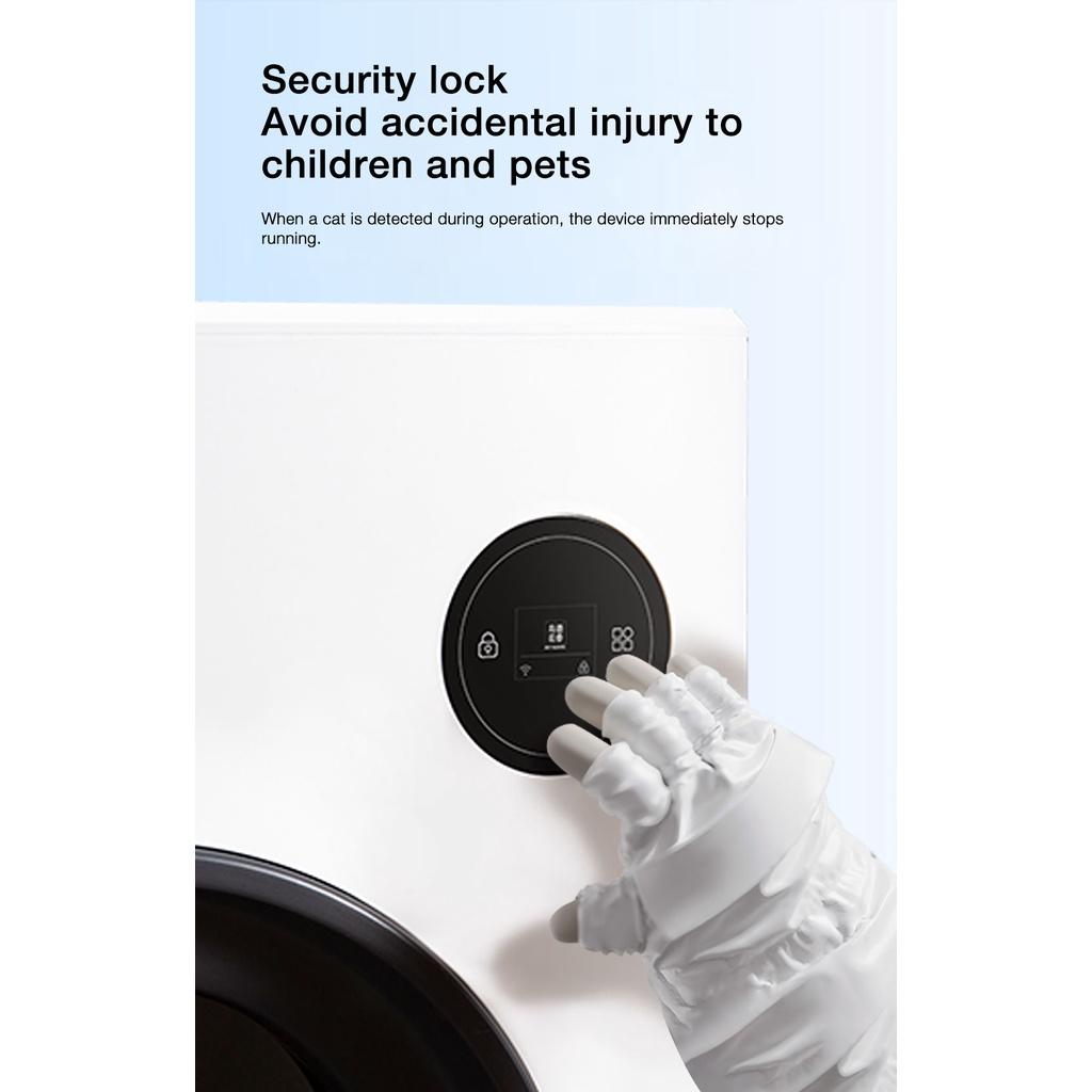 DC 12V 2A 9 функций Большой размер Лоток для кошек PET MARVEL Умный автоматический лоток для кошек Туалет для кошек 8 л