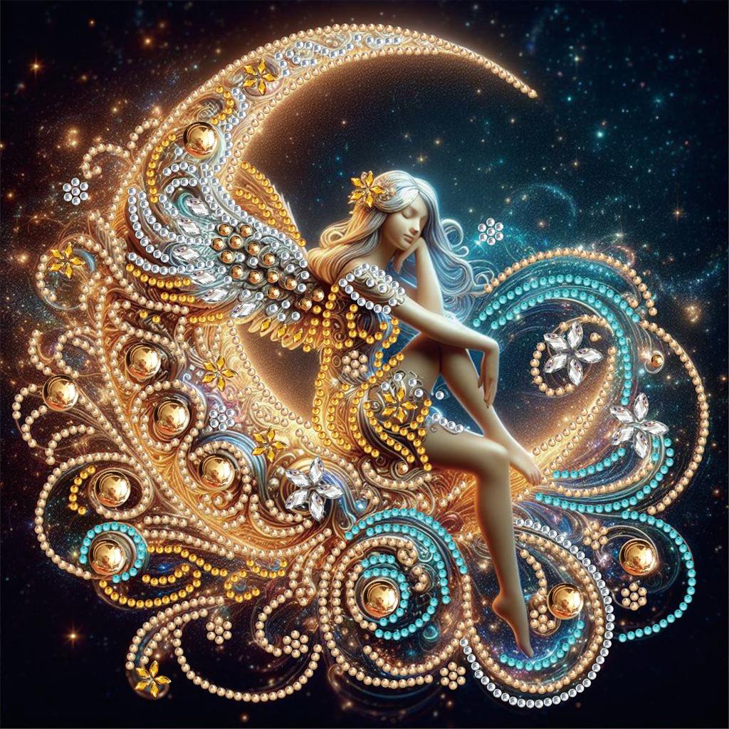 Алмазная мозаика, Алмазная мозаика специальной формы, Набор материалов для ручной работы, Наклейки с алмазами 30 * 30, Декоративная картина своими руками