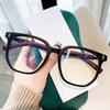 TR90 Xiaohongshu тот же стиль полигональная большая оправа ретро деревянные ножки анти-синий свет очки для мужчин и женщин с близорукостью оправа
