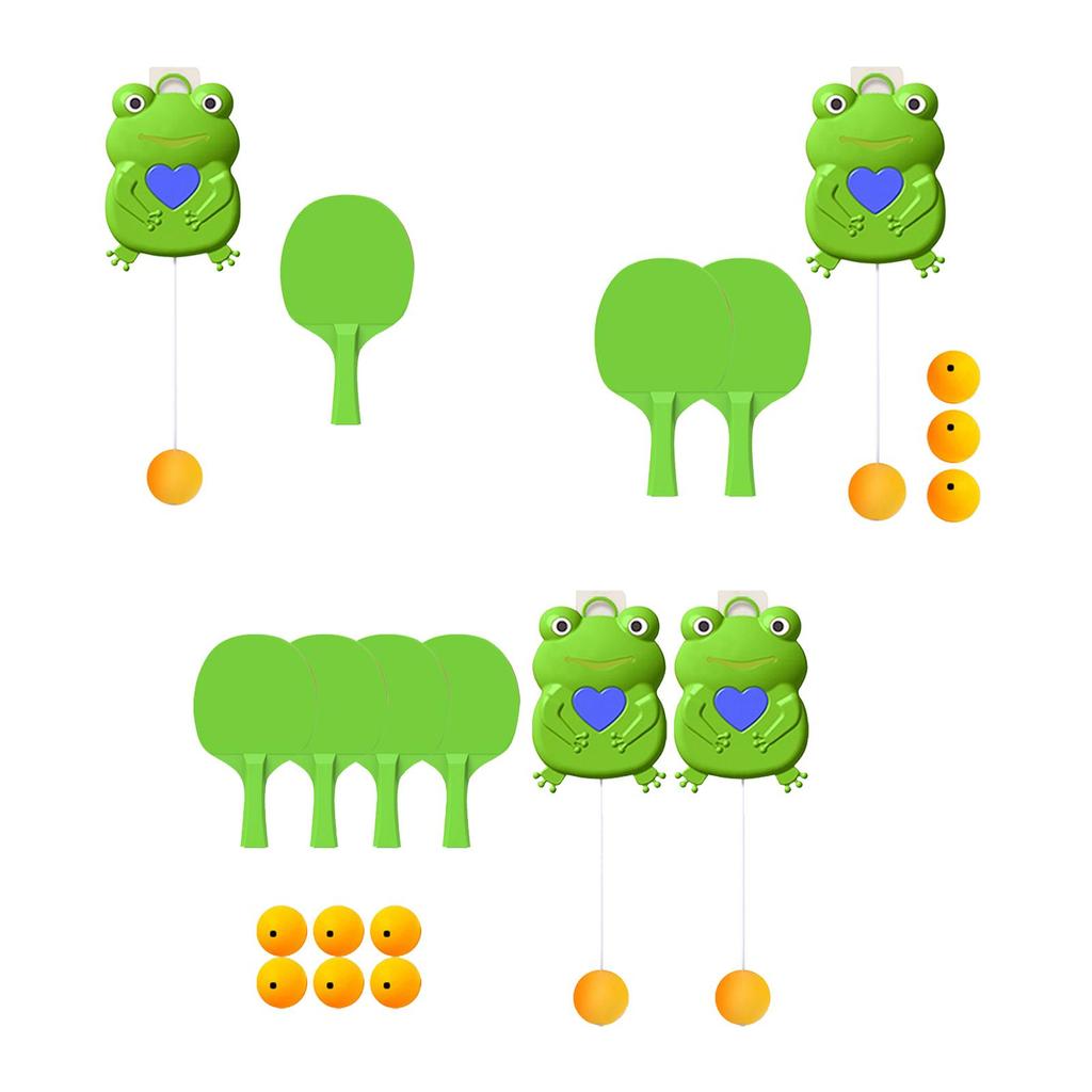 Hanging Table Tennis Trainer Parent Child Interaction Toy Ping Pong Trainer with Racket Ball for Sports Exercise Boys Adults