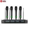 HuiDu U-04 Professional 4-Channel True Diversity Wireless Microphone System (CN version)